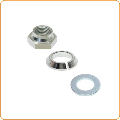PORCA+ANILHAS [KIT] APERTO POLIE NO VEIO DA RODA TRÁS PIAGGIO APE 50