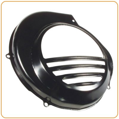 TAMPA DA TURBINA EM PRETO PARA VESPA PX125/200 E (COM A. E.) «ORIGINAL»